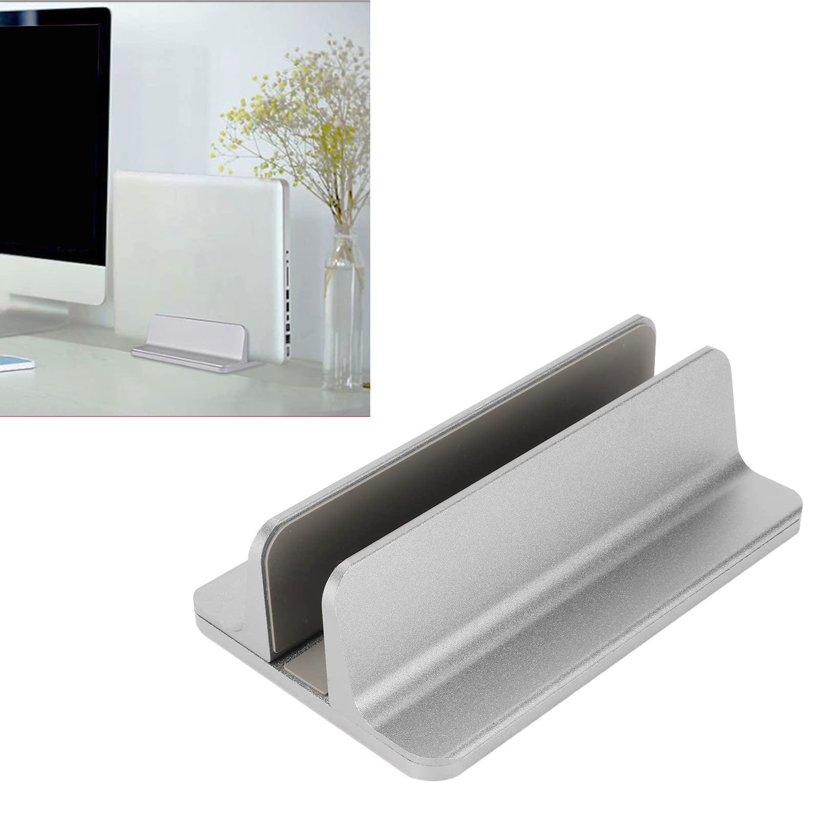 Supporto Verticale Per Laptop FGXY - Regolabile, Tiene 5 Dispositivi, Risparmia Spazio - Foto 6