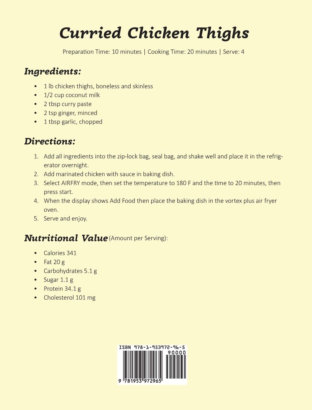 Instant Vortex Air Fryer Oven Cookbook for Beginners: 800 Effortless, Affordable and Delicious Recipes for Healthier Fried Favorites (30-Day Meal Plan Included)      Hardcover – October 29, 2020