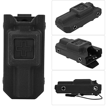 Tourniquet Bag, Wear Resistant Military Pouch Durable Environmentally Friendly Easy to Carry PP Material for Outdoor Hunting(Black (BK))