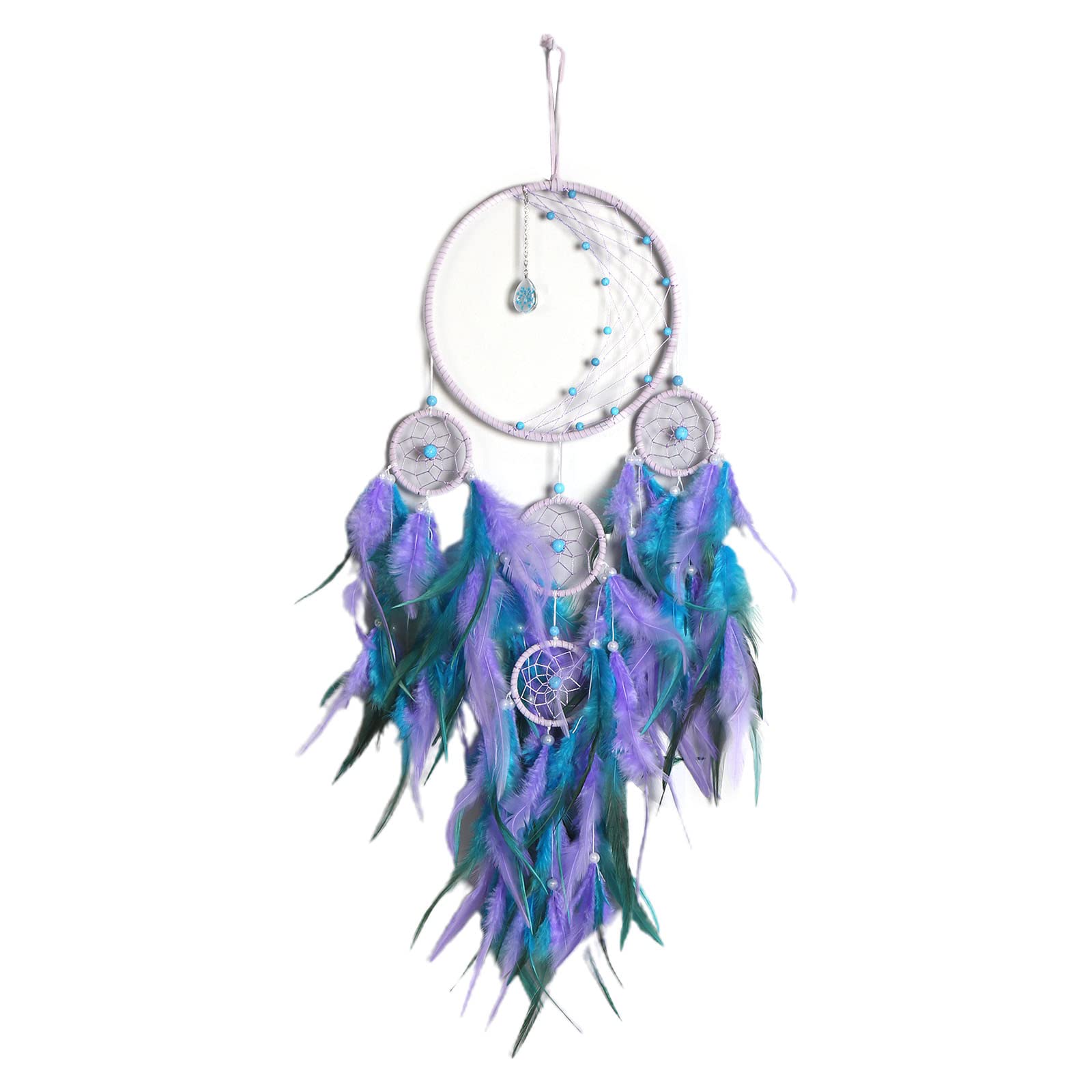 Tsophreniq Large Dream Catchers for Bedroom Adult Dream Catcher Wall Decor for Girl Turquoise Livingroom Ornament Turquoise Ornaments