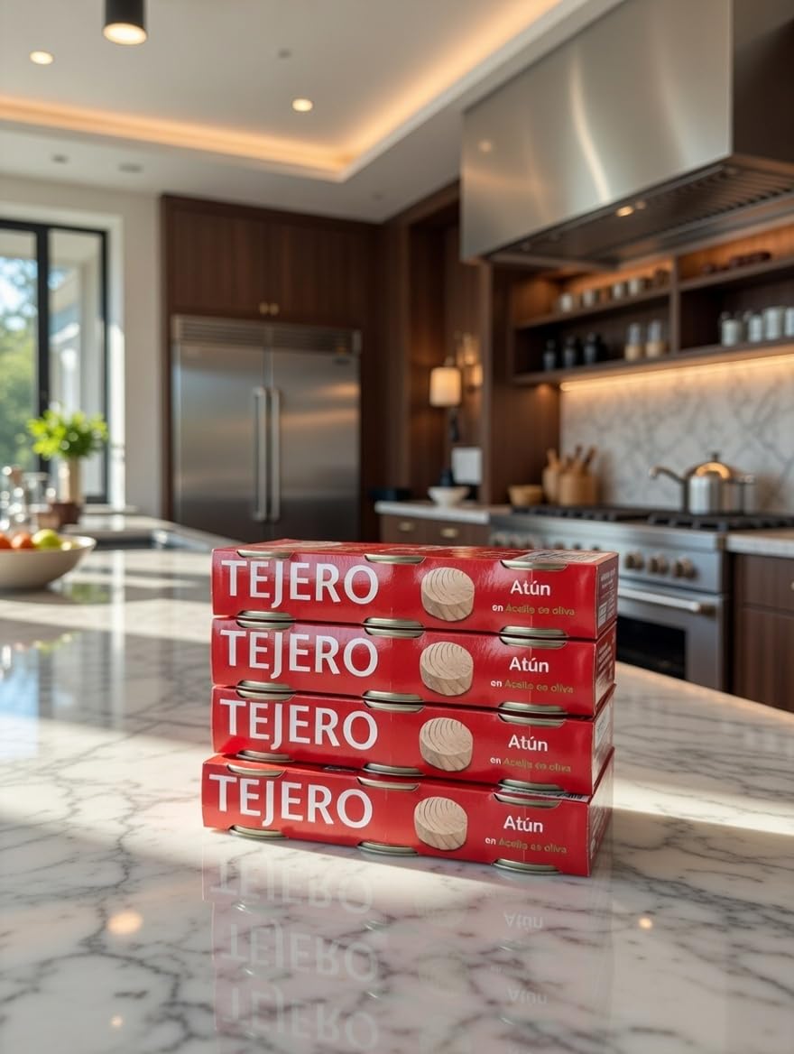 Tejero - Conserva de Pescado | Atún en Aceite de Oliva - 8 Unidades (3 x 52 g)