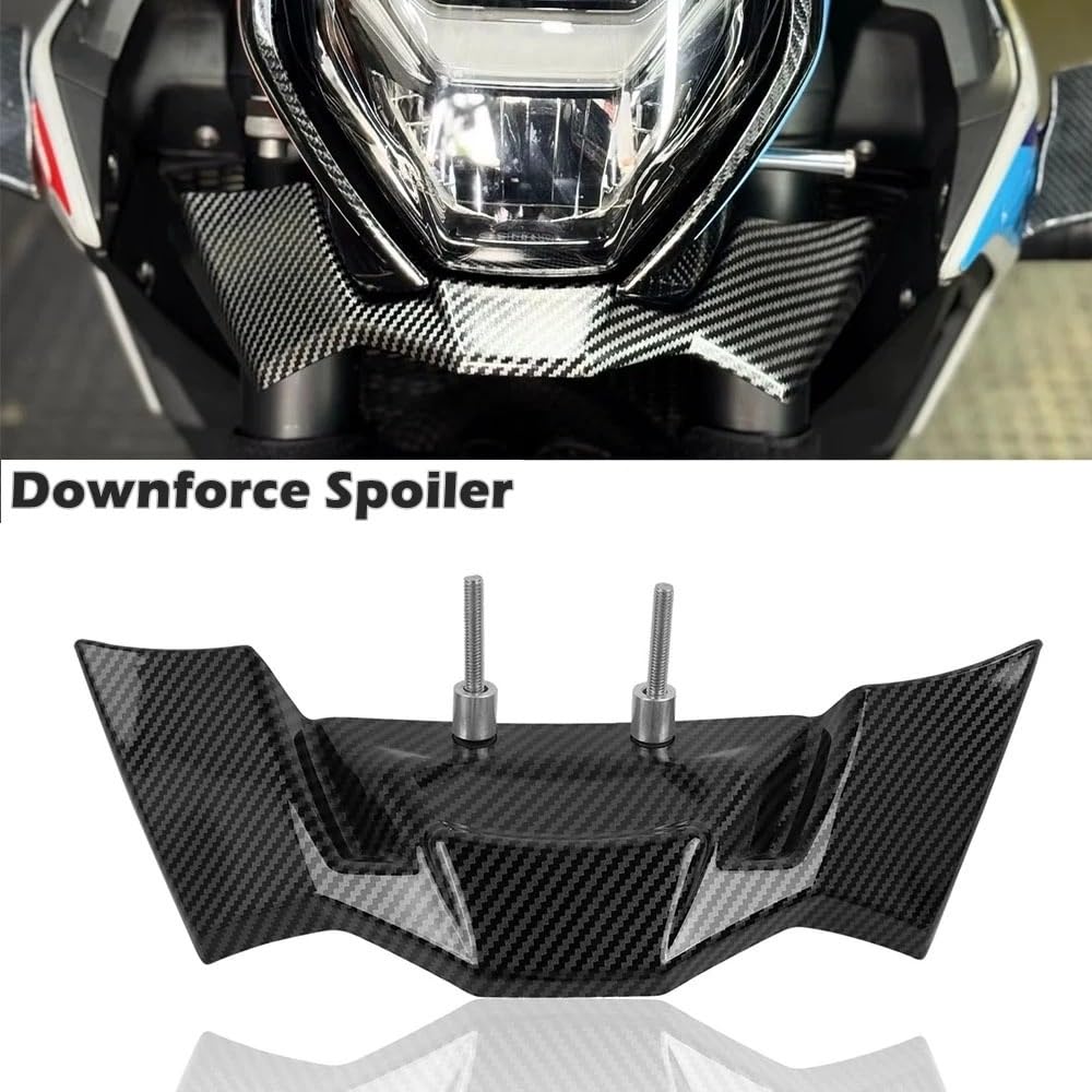 Spoiler Anteriori Per BMW Per S1000R 2021-2024 Spoiler Anteriore Con Ala Aerodinamica Nuda S 1000 R S1000 R Per M1000R 2023 2024 Spoiler Aerodinamico(Glossy Black)