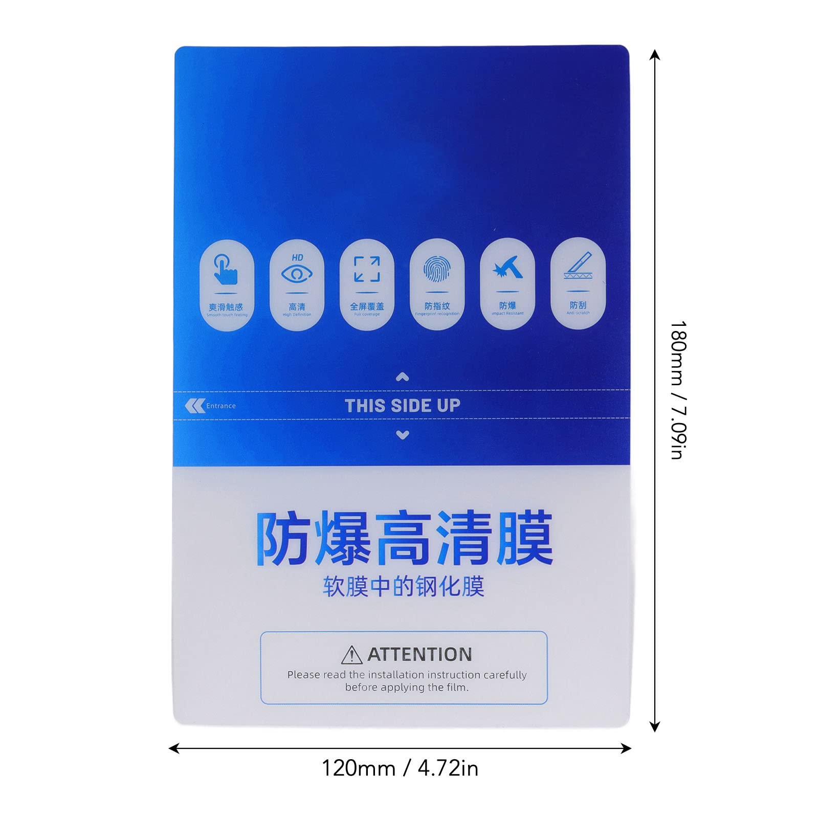 Feuilles de Film de Protection, 50 pièces HD Transparentes pour Montre, Appareil Photo, téléphone