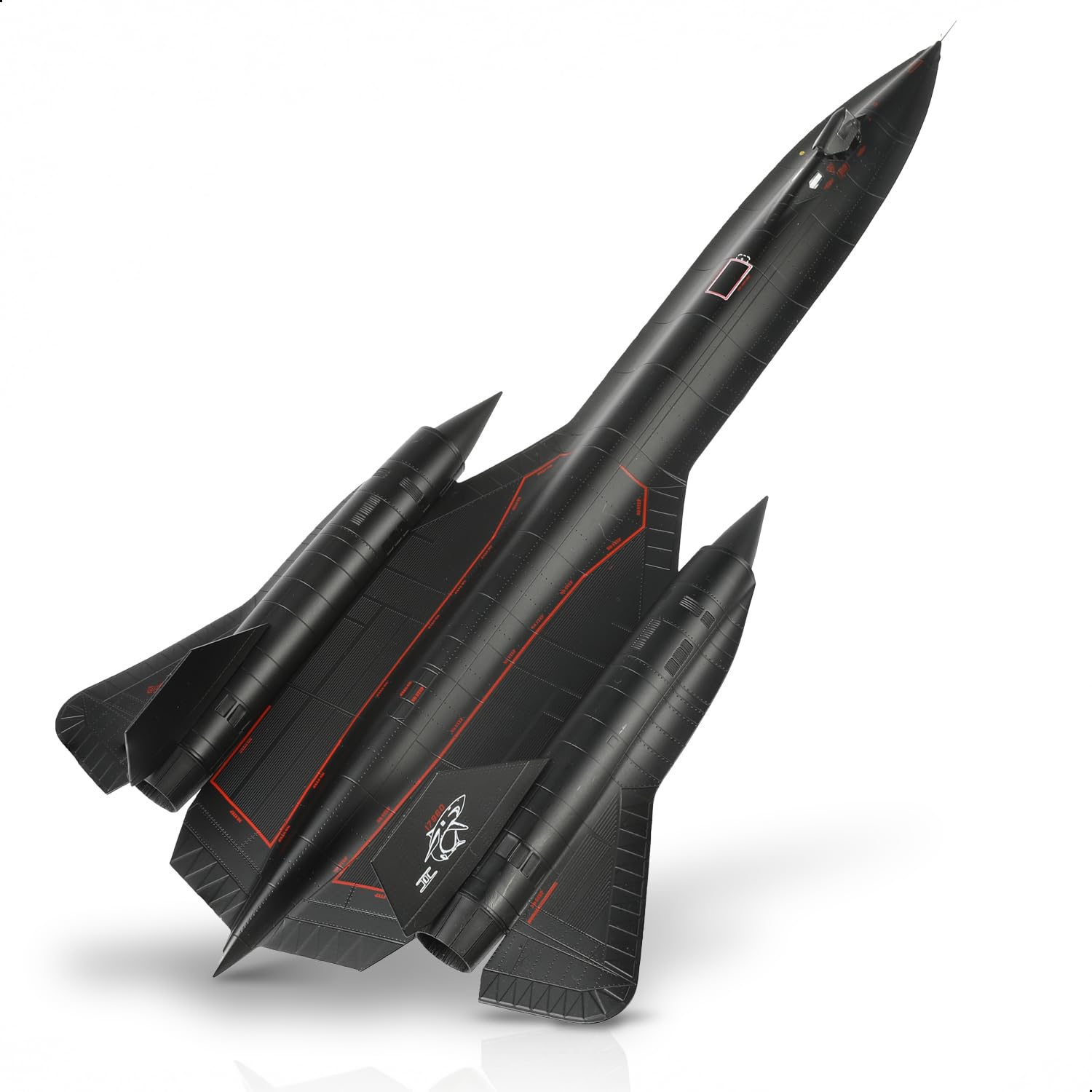 1/72 Scale SR-71a Blackbird Metal Model High-Altitude Reconnaissance Aircraft Military Diecast Plane Model for Collection or Gift