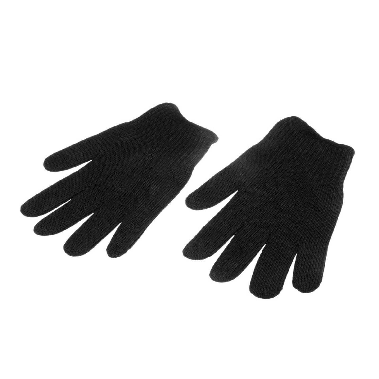 Gantelets de Travail de Jardinage, Gants de Travail, Niveau 5 résistant aux coupures, Travail en extérieur, Anti-Usure, Noir