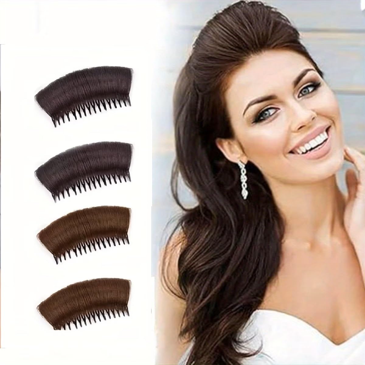 Artifice Hair Puff Bun Maker for Party Hair Style Hair Extension (Black Brown)-image-18