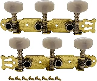 Pcs Classical Guitar Tuners Guitar Tuning Pegs Keys Acoustic Guitar Machine Heads Tuners for Classical Acoustic Guitar Gold