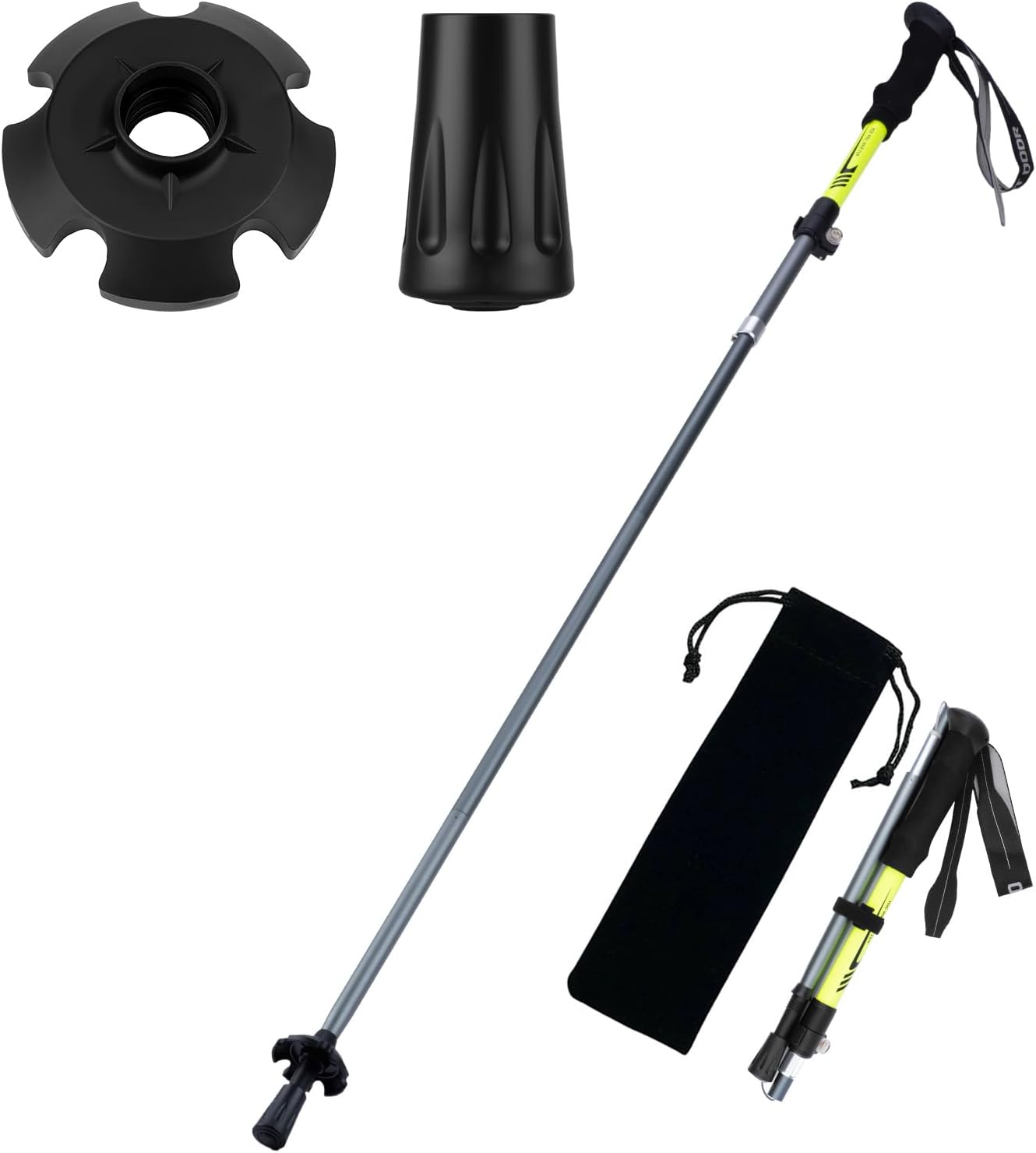 Gifts for Men Christmas Collapsible Trekking Pole, Ultralight 7075 Aluminum Hiking Stick for Women, Men & Seniors, 3-Section Foldable Walking Pole with Tungsten Steel Tip for Travel, Trails & Balance Gifts for Men Christmas Collapsible Trekking Pole, Ultralight 7075 Aluminum Hiking Stick for Women, Men & Seniors, 3-Section Foldable Walking Pole with Tungsten Steel Tip for Travel, Trails & Balance