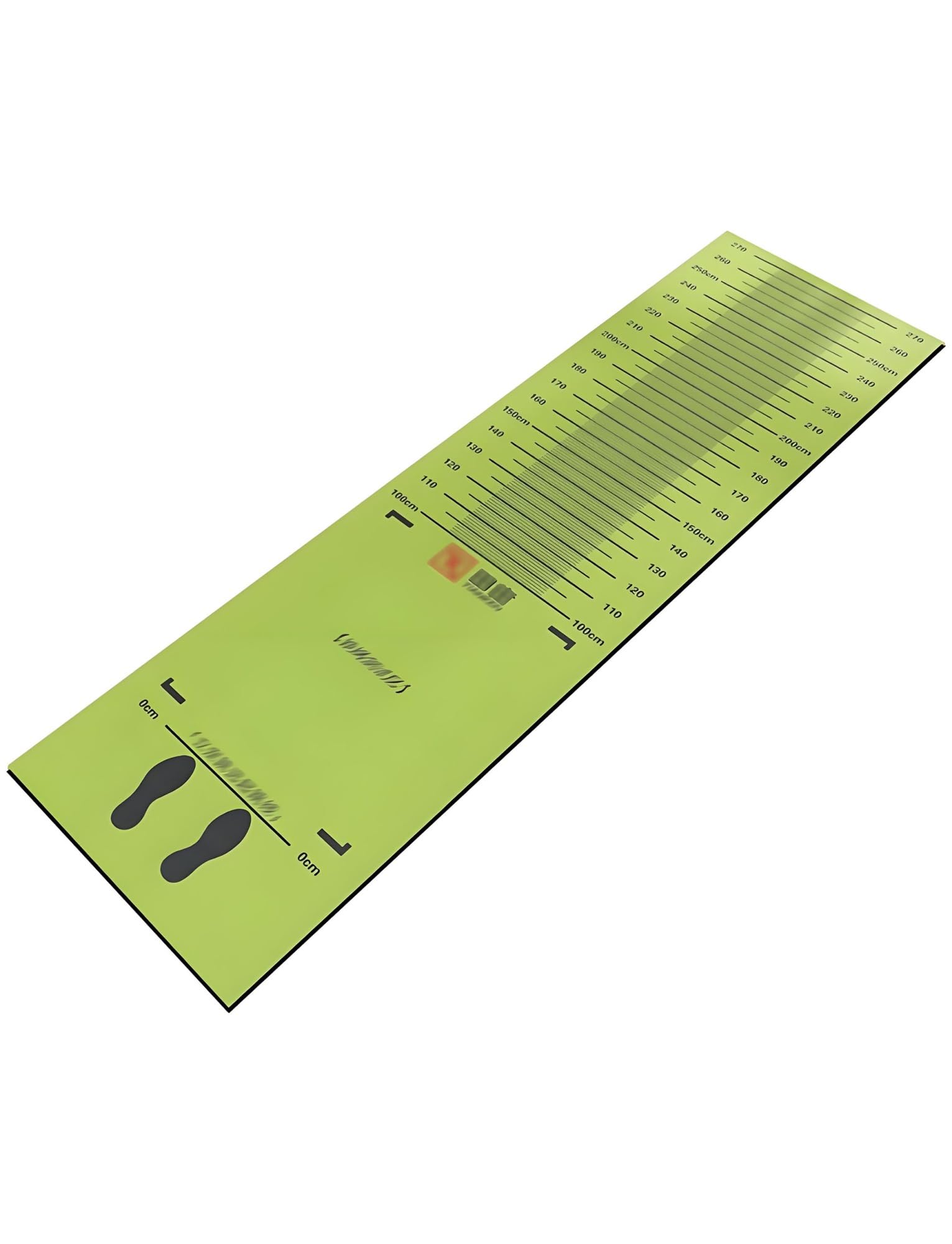 Standing Long Jump Mat Practice Test Standing Carpeted Non Slip Quiet Physical Test Board for School Gym for Practicing Long Jump(Green,310x90cm)