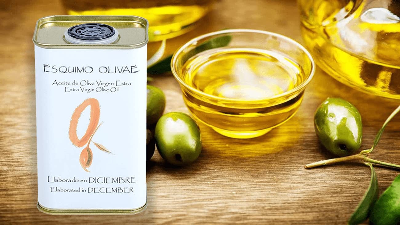 Esquimo Olivae Aceite de Oliva Virgen Extra Picual - Lata 250 ML: DICIEMBRE