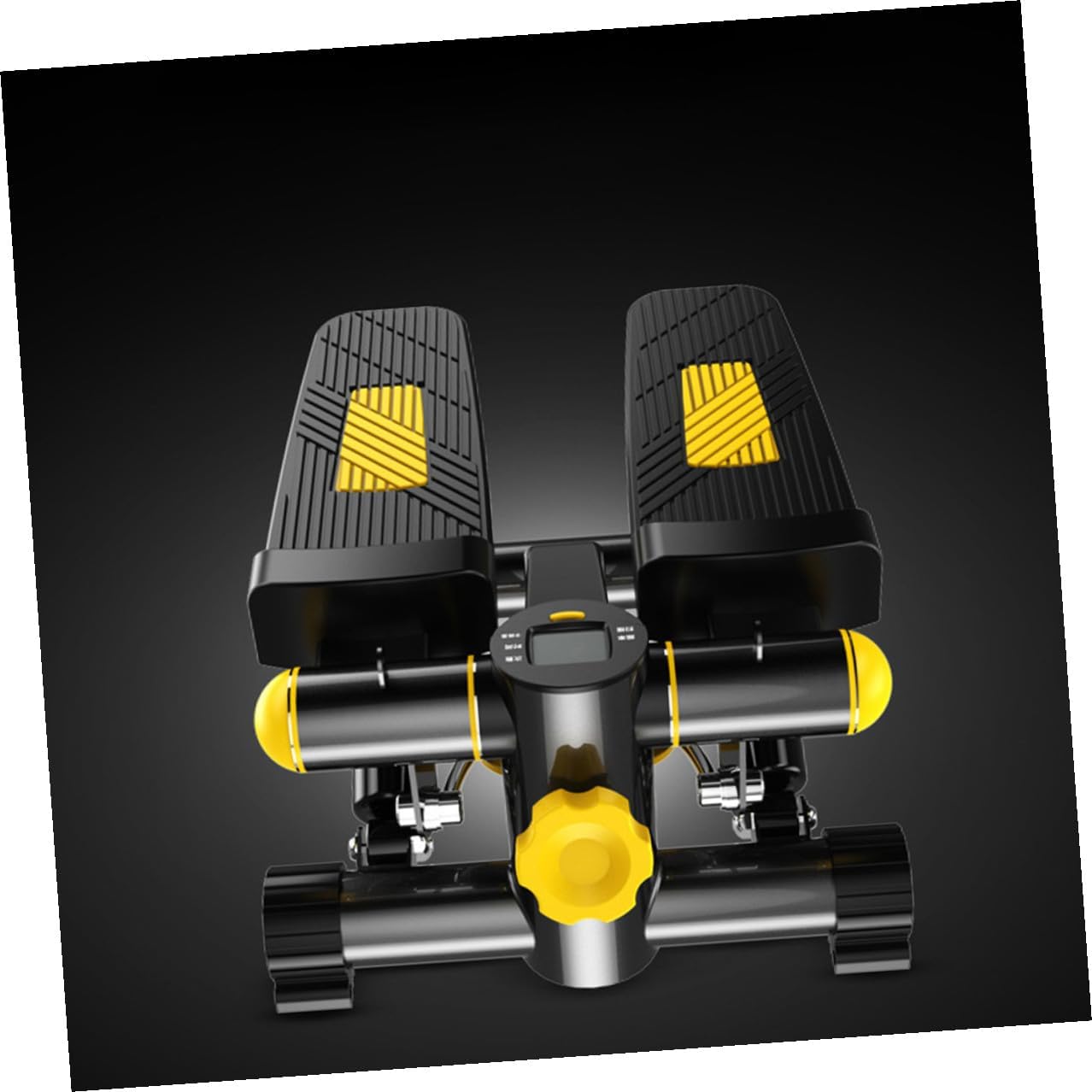 Compact Swing Side Stepper Exercise Equipment with Anti-Skid Pedals for Home Fitness Stainless Steel and Plastic Construction Space-Saving Design for Weight Loss and Leg Toning