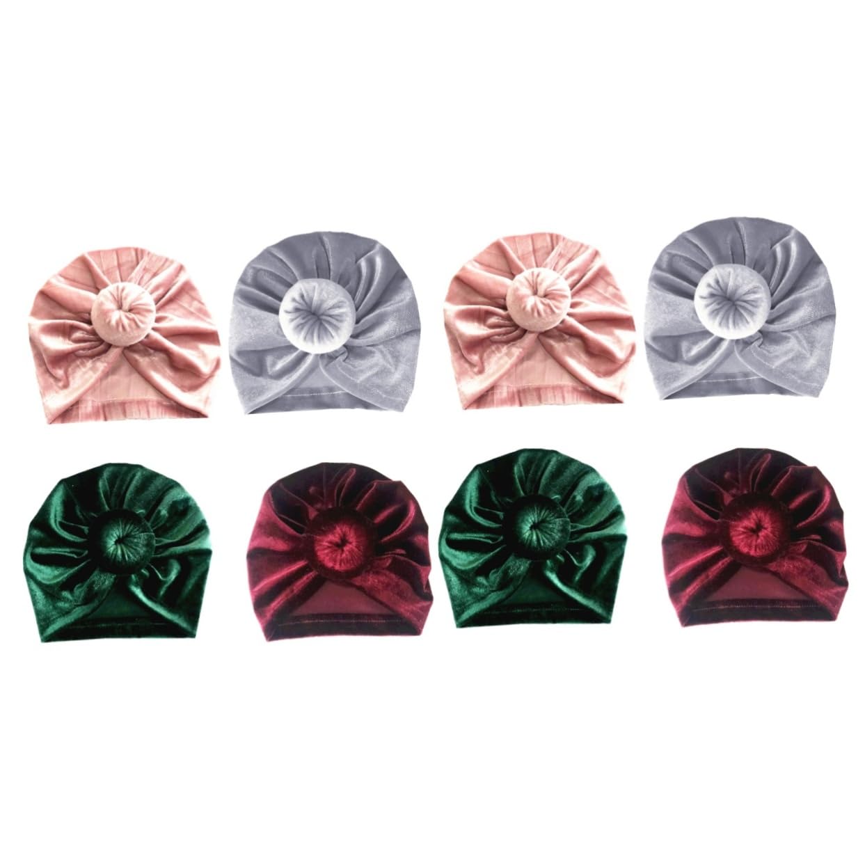 ibasenice 8 Pezzi Cappello Invernale per Bambina Cappello Invernale per Bambina Cappelli E Berretti per Neonate Fasce per La Testa della Neonata Cappello in per Bambini Cappello