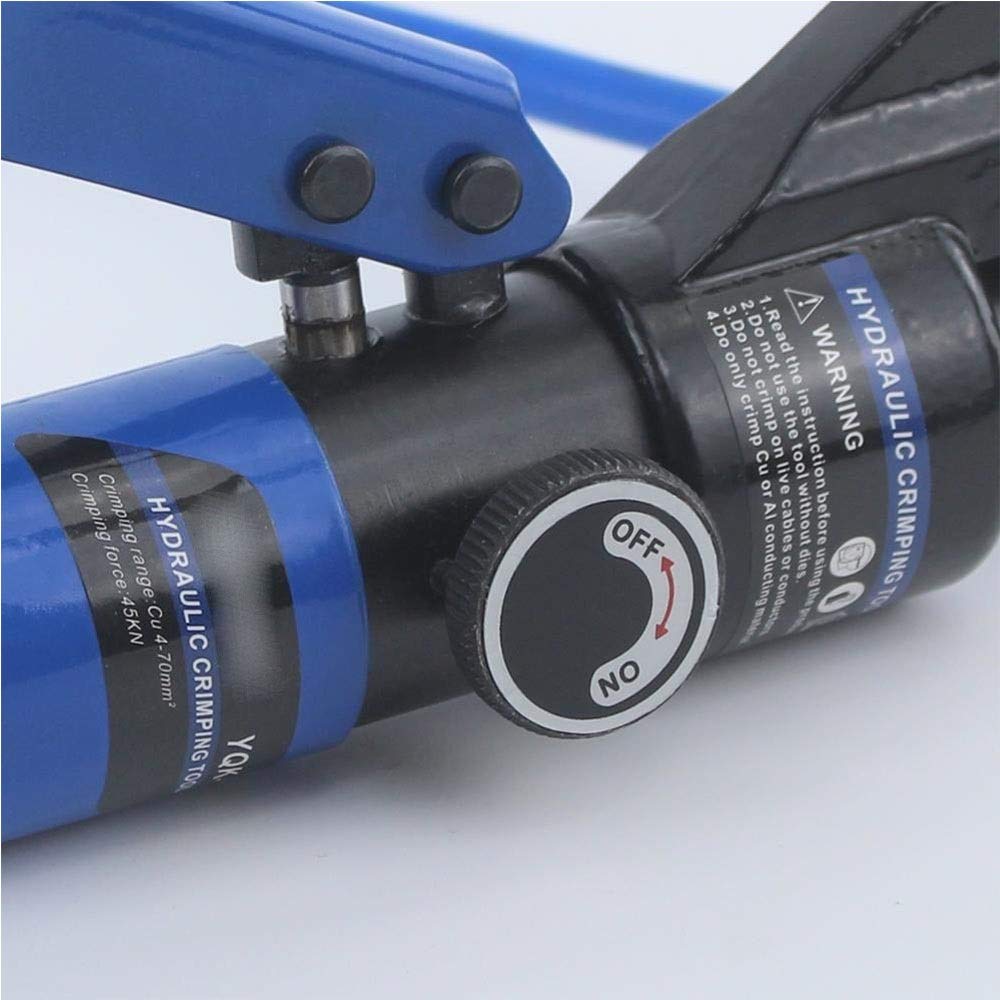 Outil à sertir hydraulique Câble Lug Pince à sertir Pince hydraulique Outil de Compression YQK-70 4-70mm2 5-6T de Pression
