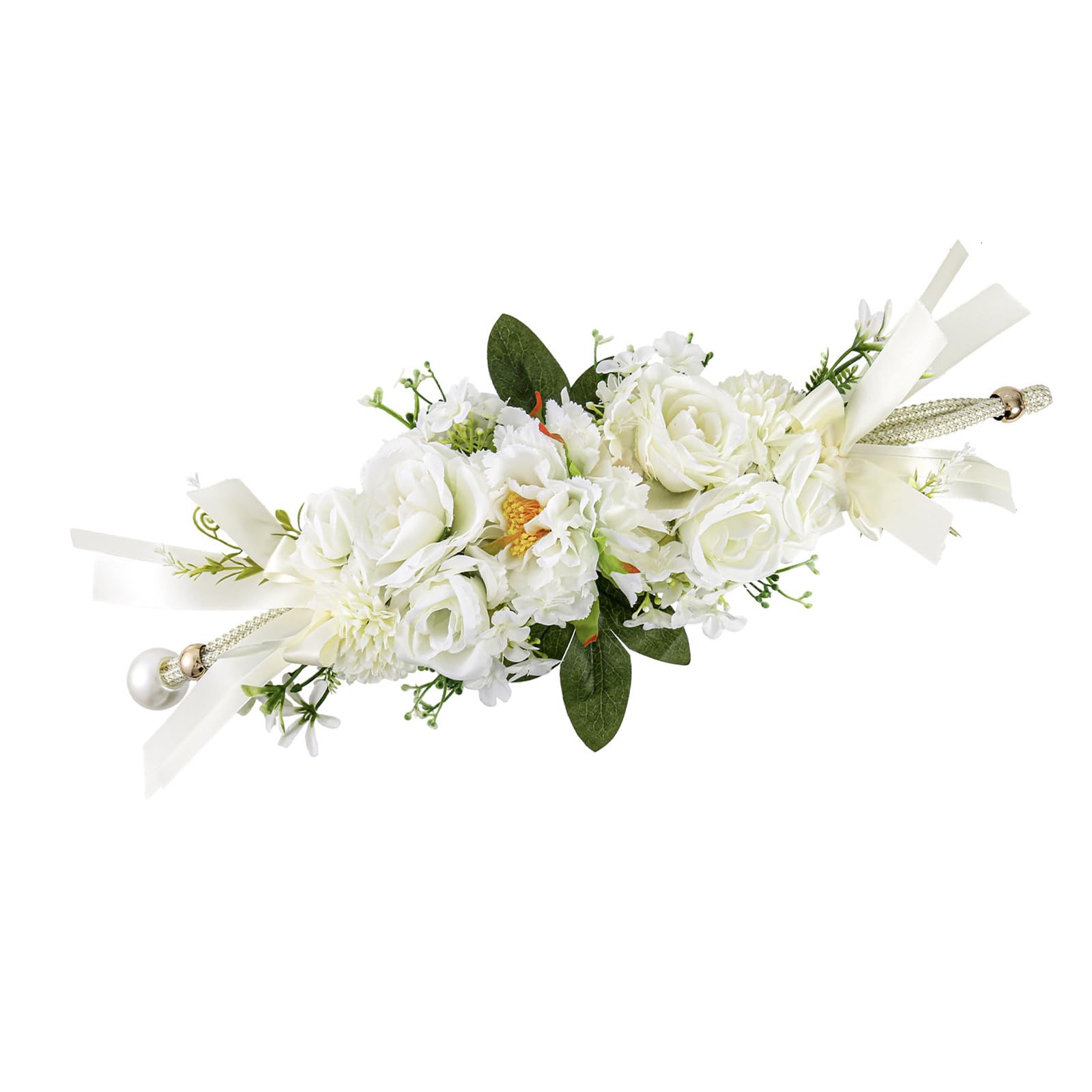 None Drilling Drapery Holdbacks Holder Curtain Tiebacks Flower Window Curtain Bind Rope Decorative Curtains Holdbacks Tiebacks