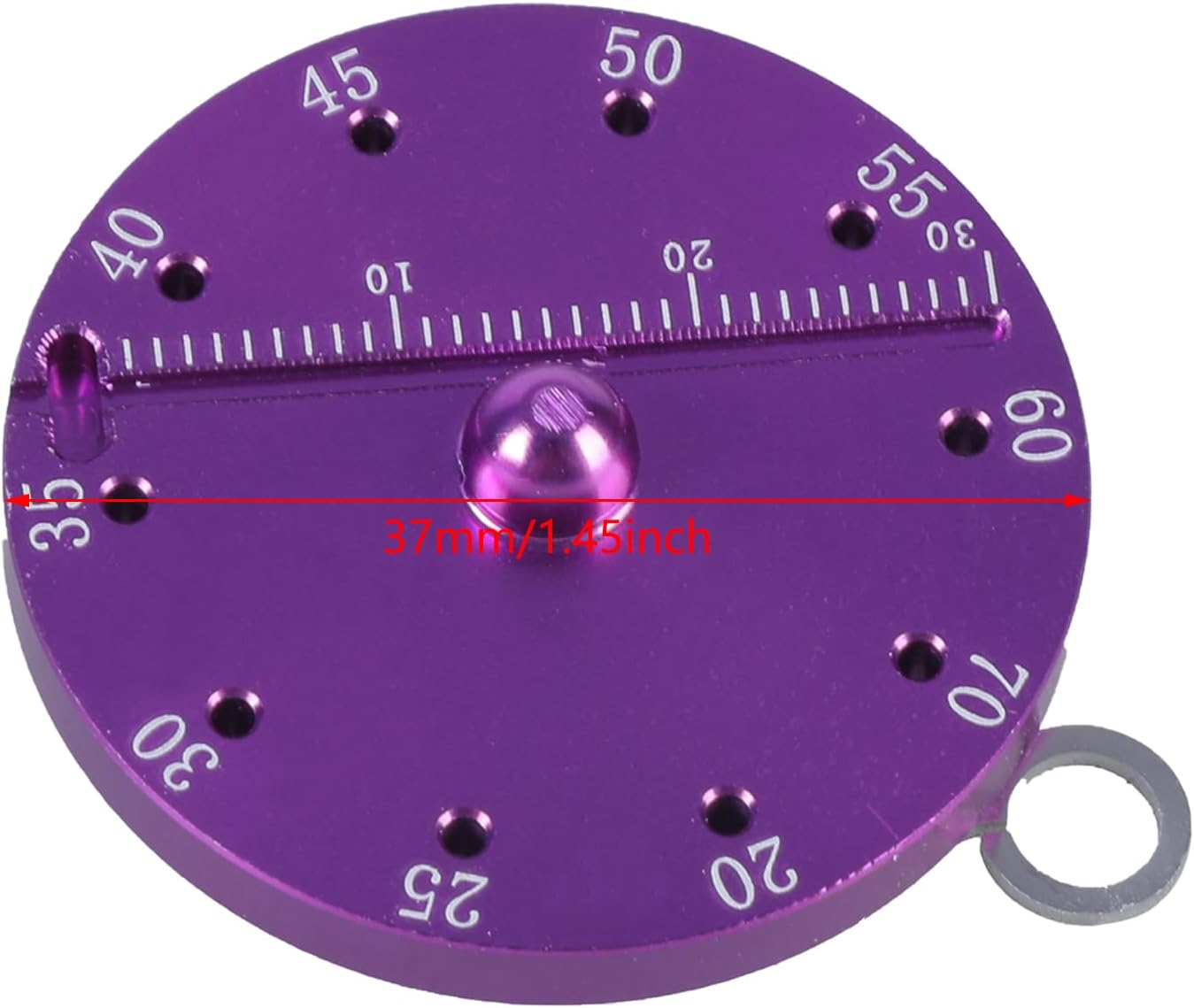 Dentals Ruler Gutta Percha Points Cutter Endodontic Gauge Measuring Ruler Round Span Measure Scale Dentist Tool