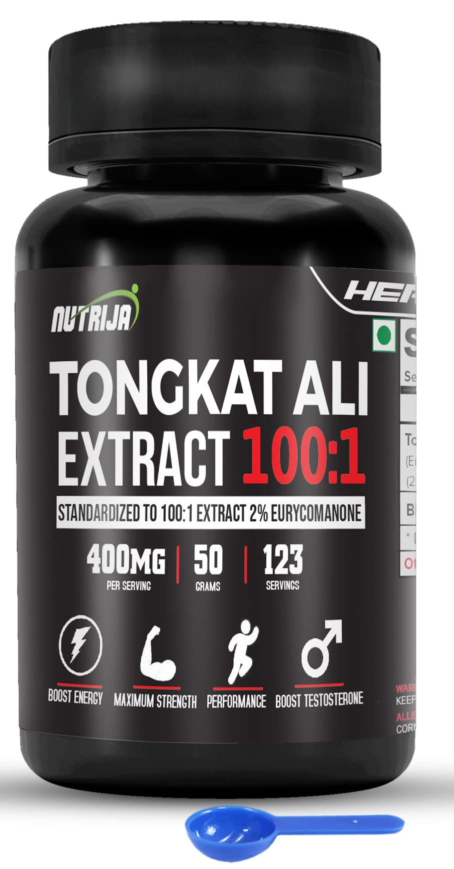 NutriJa Tongkat Ali Extract Powder |Longjack Root Extract Powder Standardized to 100:1 with active 2% Eurycomanone (50 Grams) (B0BXL3ZXGX) Amazon Price History, Amazon Price Tracker