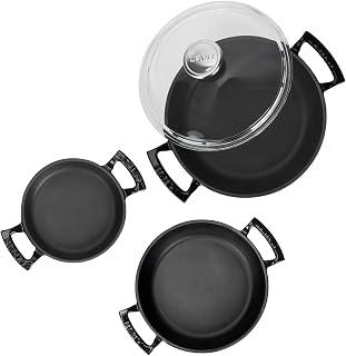 LAVA Döküm Sahan Seti 16-20-24 cm - Profesyonel Le