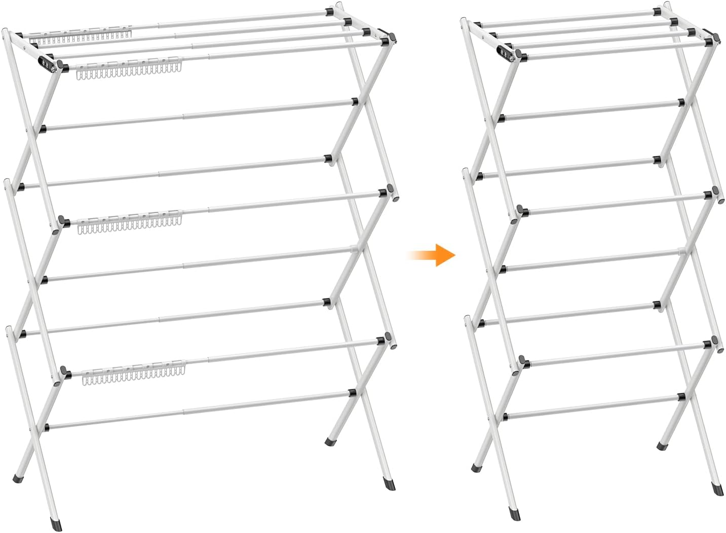 Jophaiipy Foldable Drying Rack Clothing,Clothes Drying Rack