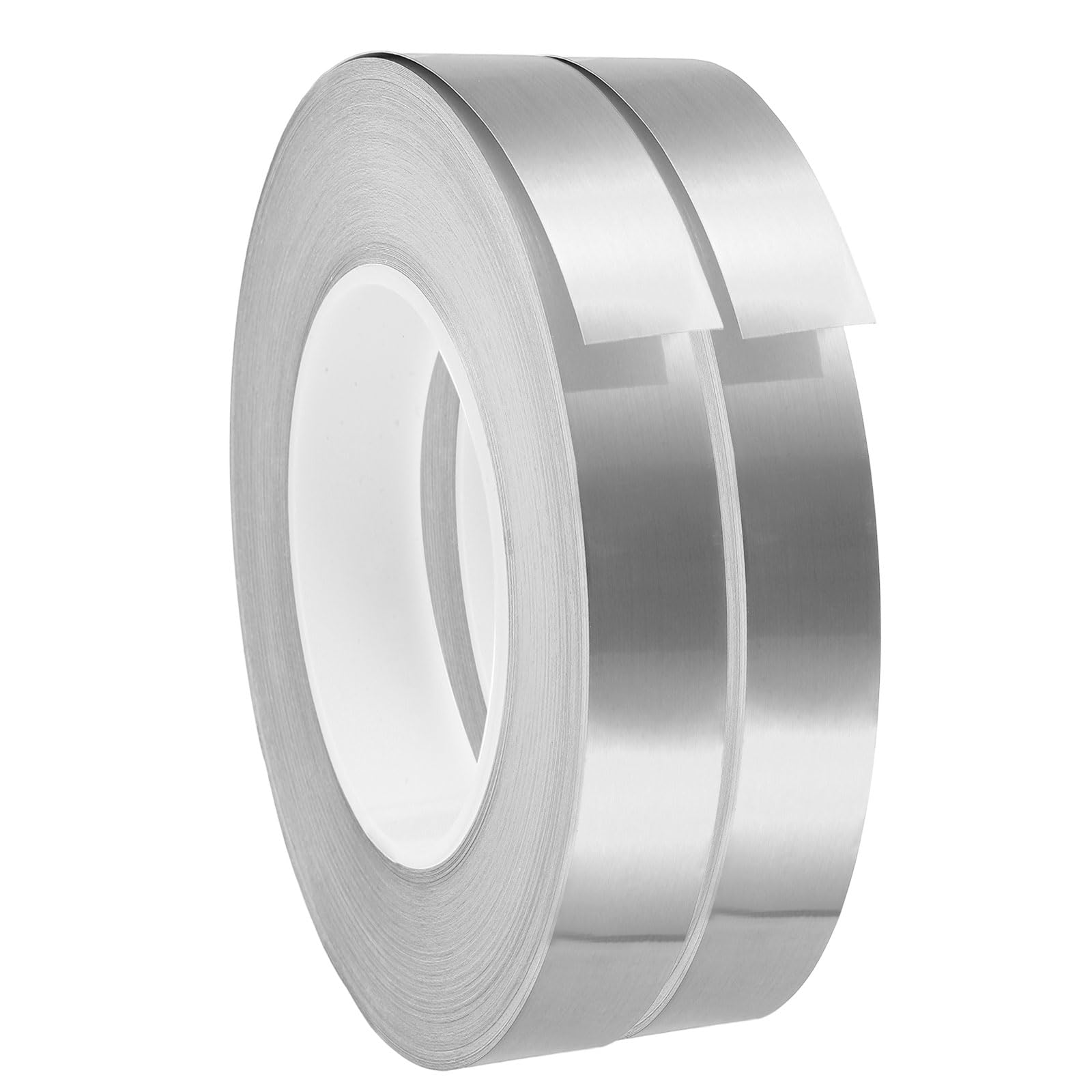 DEFANEX 2pcs Metalized Polyester Film Tape 20mm x 50m Gap Decor Tape Silver