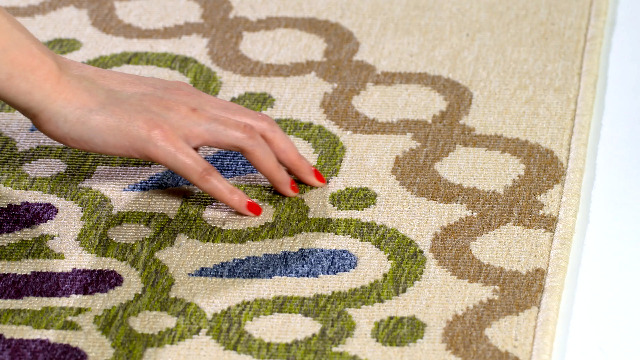 Tapete SAFAVIEH Washable Rug Outdoor 2'7" x 5', Crema y Verde miniatura 6