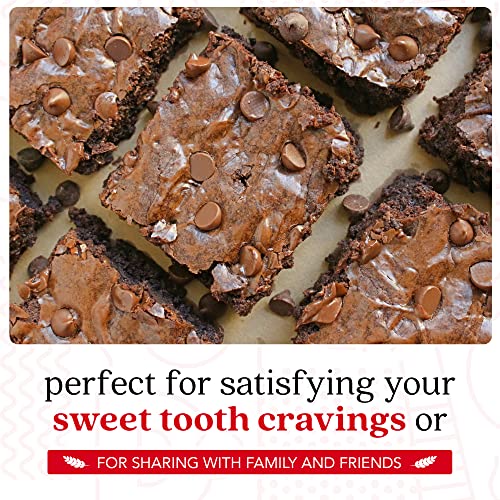 David's Cookies Classic Chocolate Chip Brownie Dessert Tray - Fresh Bake, Soft, Chewy, And Delicious Brownies - Great For Sharing At Parties, Events, Or With Family And Friends (26 Oz) #TOP4