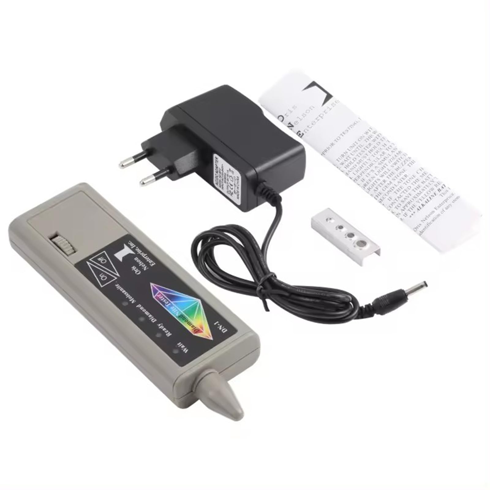 Tester 2 in 1 per Diamanti e moissanite - Alta precisione Penna per Tester di Diamanti per Gioielli, Selettore di Diamanti per Principianti ed esperti, Misuratore di conducibilità Termica