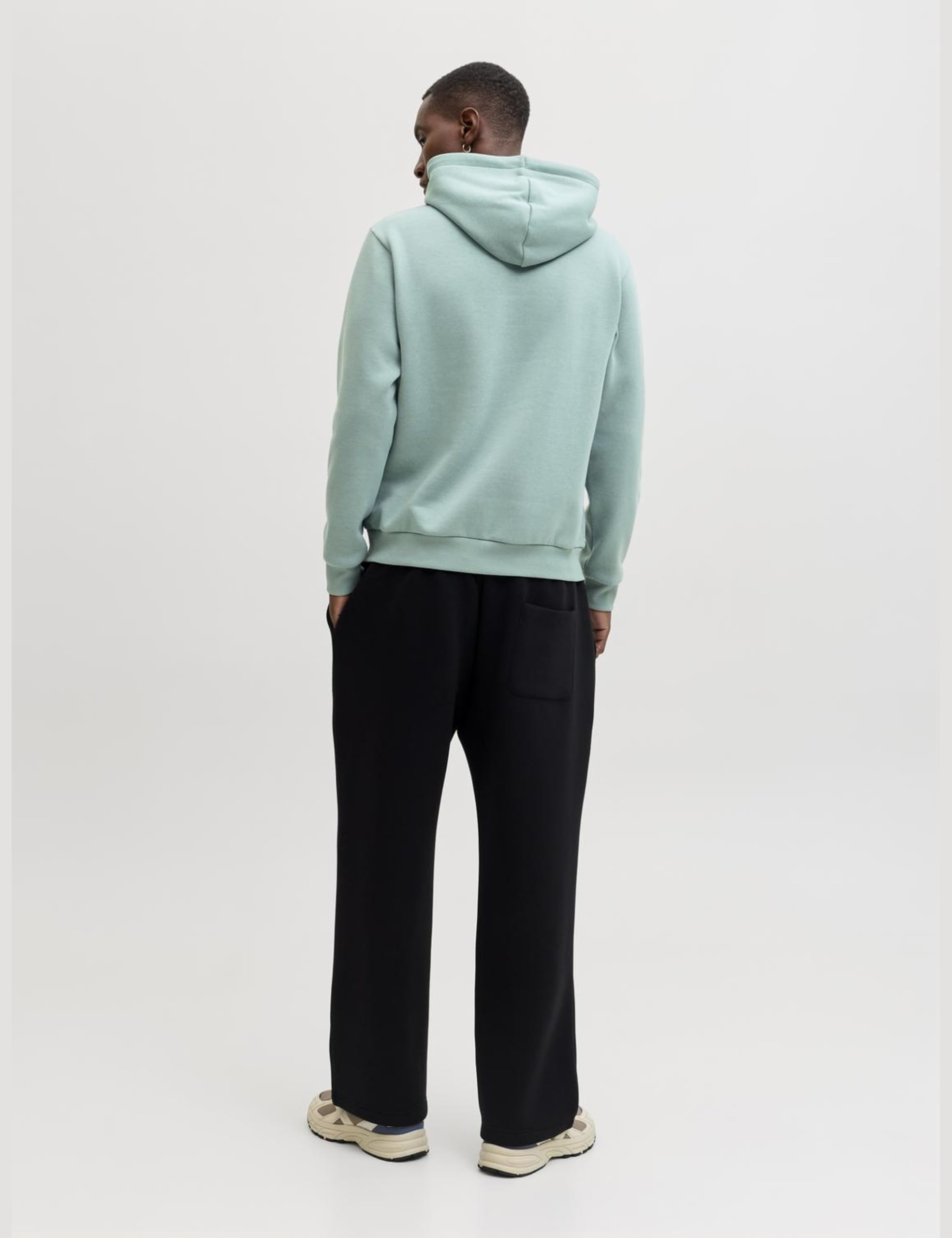 JACK & JONES Jjebradley Sweat Hood Noos, Mineral Blue, M
