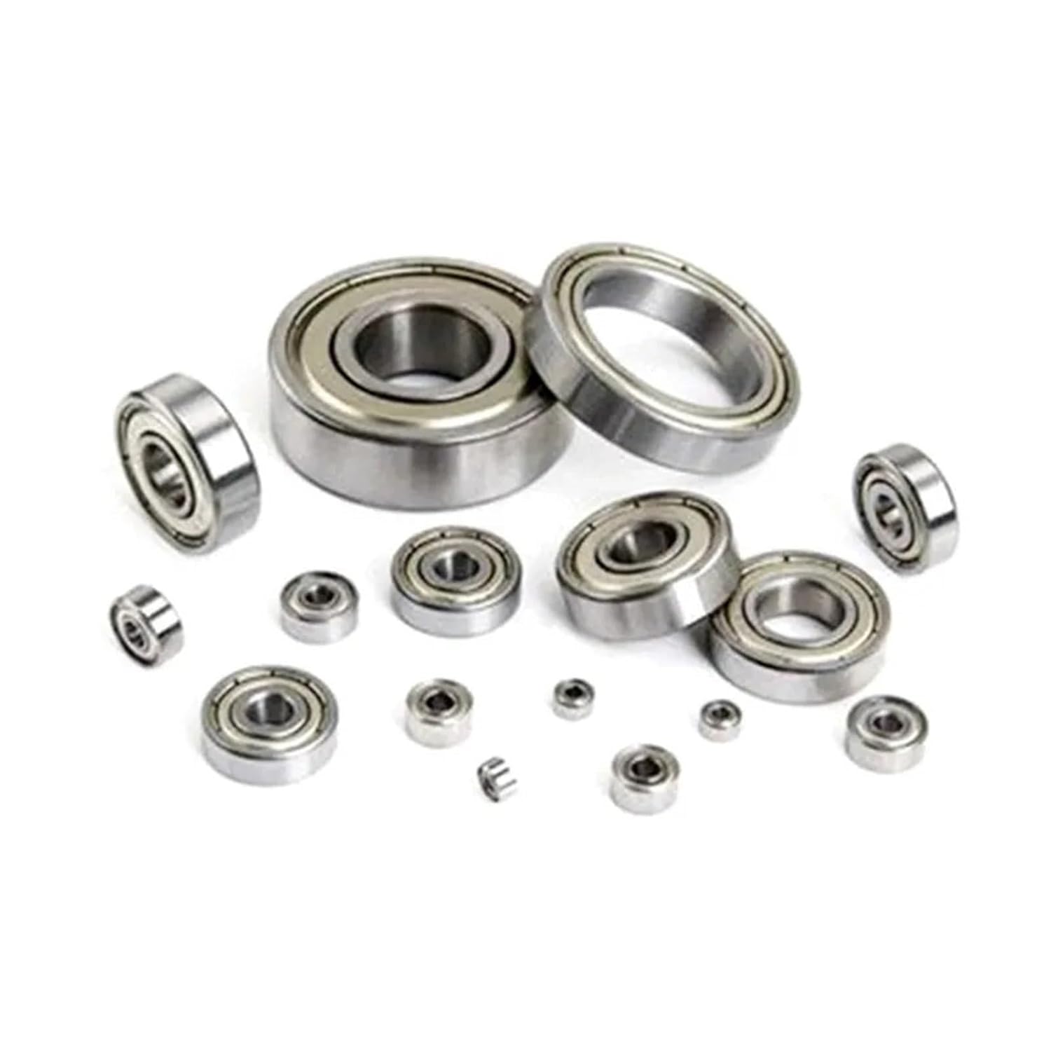 Premium 5-Pack High Speed Silent Ball Bearings, Compact Size, Smooth Operation, Metal Construction for DIY Projects and Professional Use