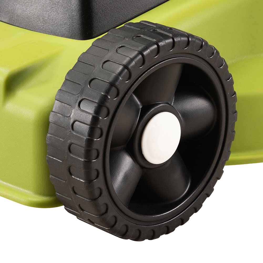 BAKAJI Elektryczna kosiarka ogrodowa, kosiarka do trawy o mocy 1000 W, szerokość cięcia 30 cm, regulowana wysokość cięcia 25/40/55 mm, ze zbiornikiem zbierającym 25 l, ergonomiczny uchwyt i
