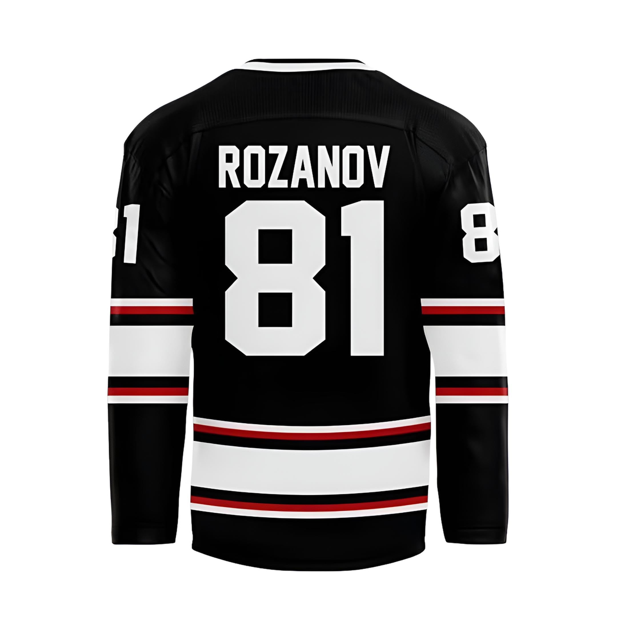 Sudadera de Hockey Heated Rivalry Rozanov 81 Hollander 24 Jersey Cuello Cordones Manga Larga Unisex Streetwear