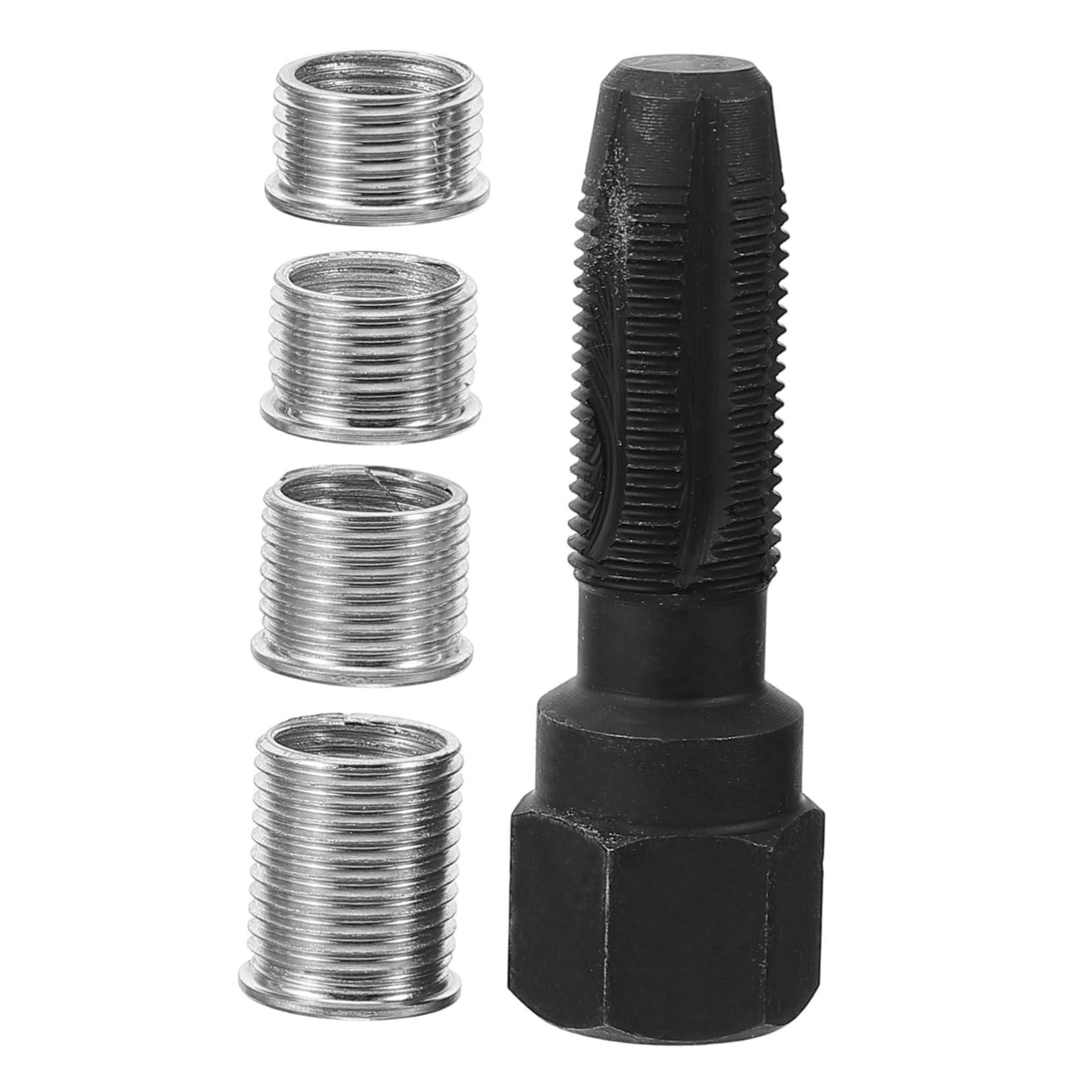 Mobestech 3sets Strumenti Per Riparazione Filettature Candela Kit Per Ripristino Filettature Auto Facile Da Usare Realizzato Carbonio