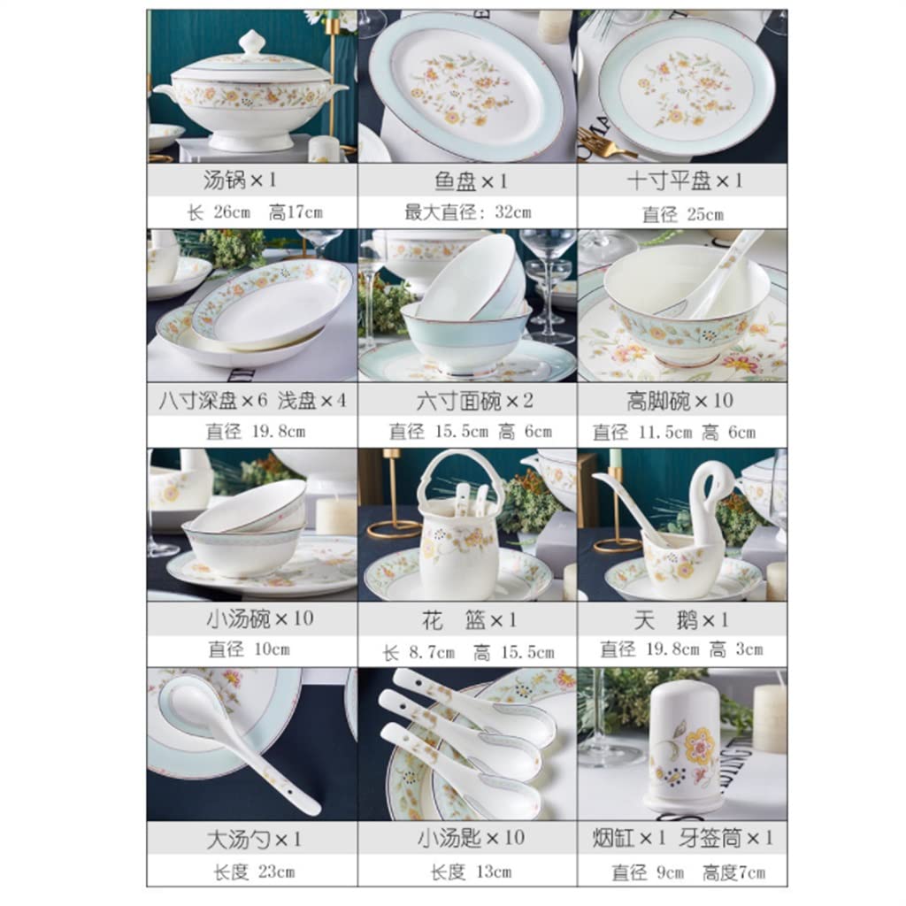 Zestaw naczyń europejskich Zestaw zastawy stołowej Zestaw zastawy stołowej Zastawa stołowa 60 Zastawa stołowa Zastawa stołowa z porcelany kostnej