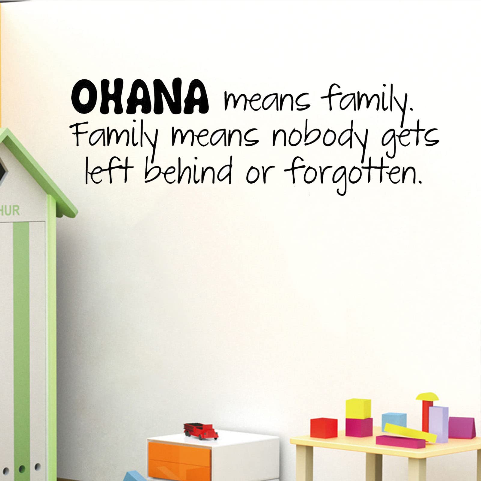 Wall Decal Wall Decals Quotes Sayings Words Stickers Art Decor Lettering Vinyl Wall Art Inspirational Home Decor - OHAHA Means Family