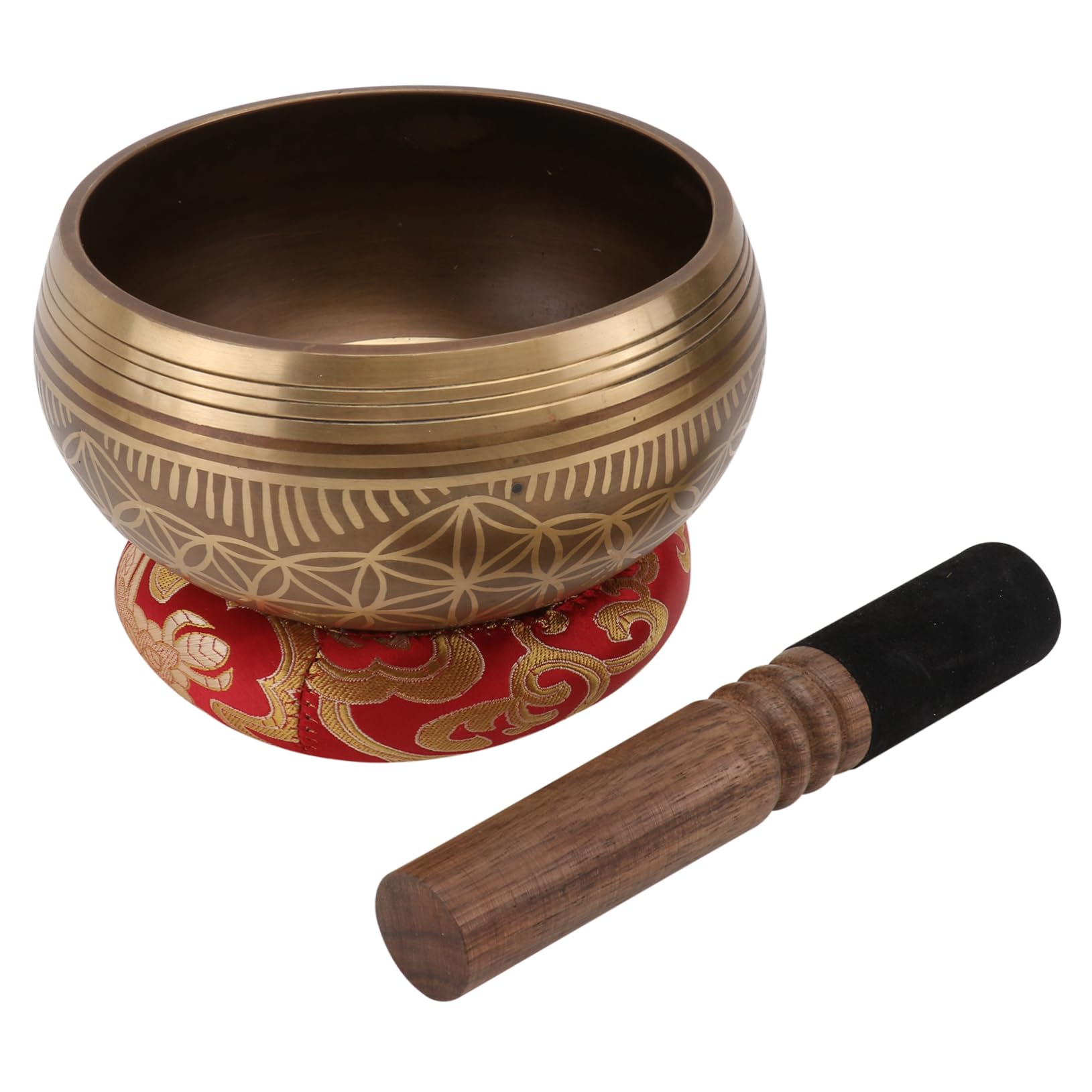 VICASKY 1set Ciotola Meditazione e Base Strumento Guarigione Per Yoga e Relax Domestici e