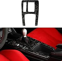 Vista 11 de JSWAN Cubierta de panel de cambio de consola central de fibra de carbono real para 11ª generación Civic Type R FL5 Typer, panel de control central