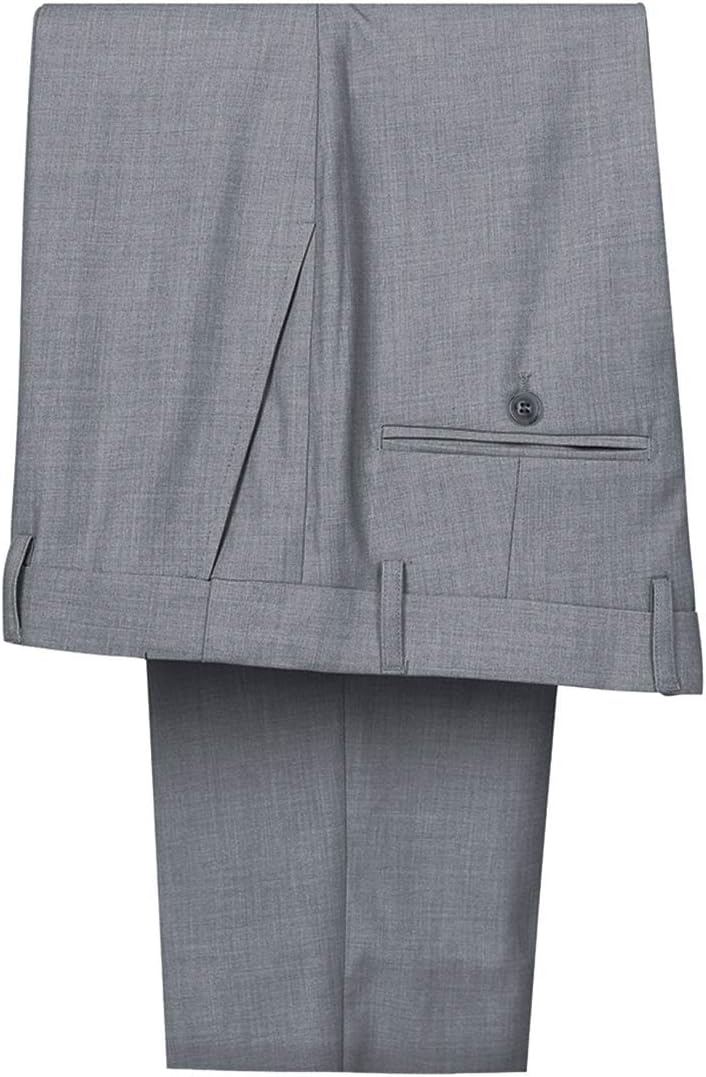 Cloudstyle Men's 2-Piece Suits Slim Fit 2 Button Dress Suit Jacket Blazer & Pants Set - Image 5