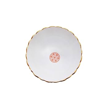 香蘭社 Amazon.co.jp: 香蘭社 小鉢 三色地紋 ホワイト 9.5cm 843-GQ35