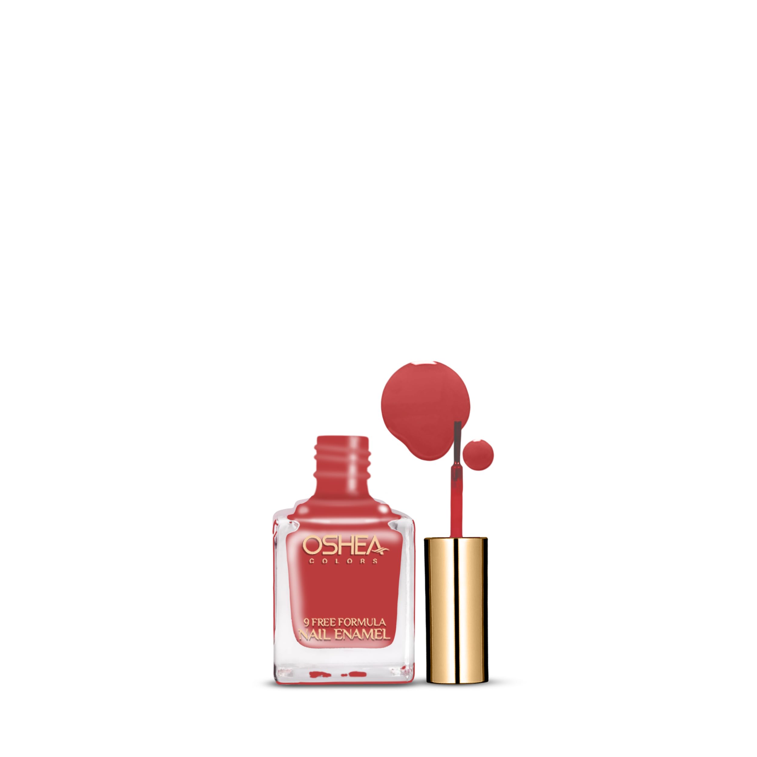 Oshea Herbals Nail Enamel ORANGE RED -89 10ml-image-38