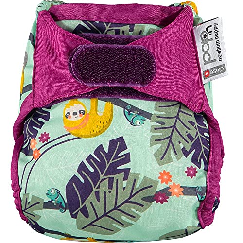 Close Pop-in individual recién nacido pañal bambú, Sloth