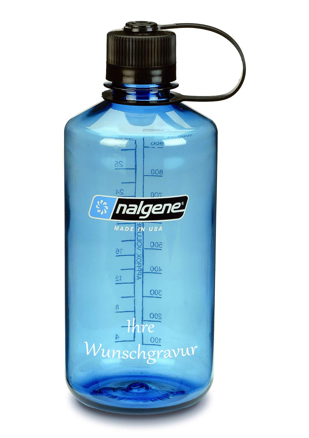 Nalgene Blau Everyday Bottle, Mit Namensgravur, 1 L