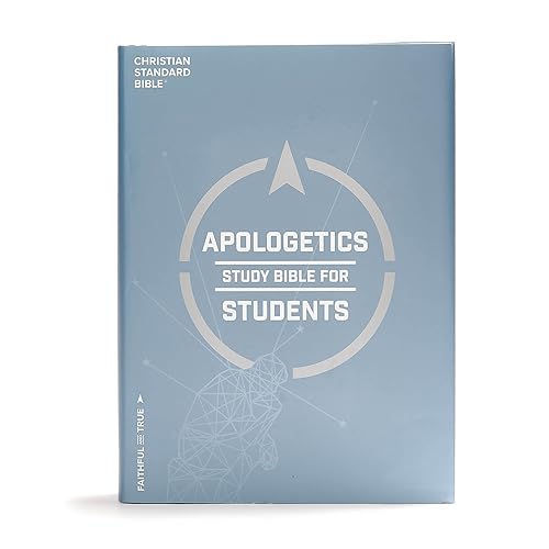 CSB Apologetics Study Bible for Students, Hardcover: Black Letter, Teens, Study Notes and Commentary, Ribbon Marker, Sewn Binding, Easy-To-Read Bible Serif Type