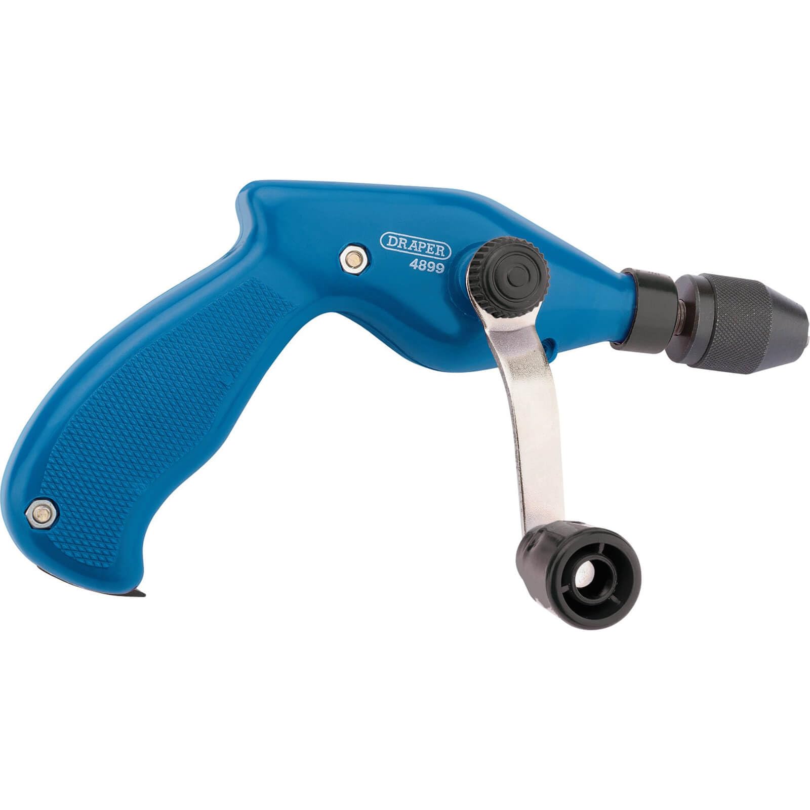 Draper 13841 Chuck Pistol Grip Hand Drill, 8mm, Black
