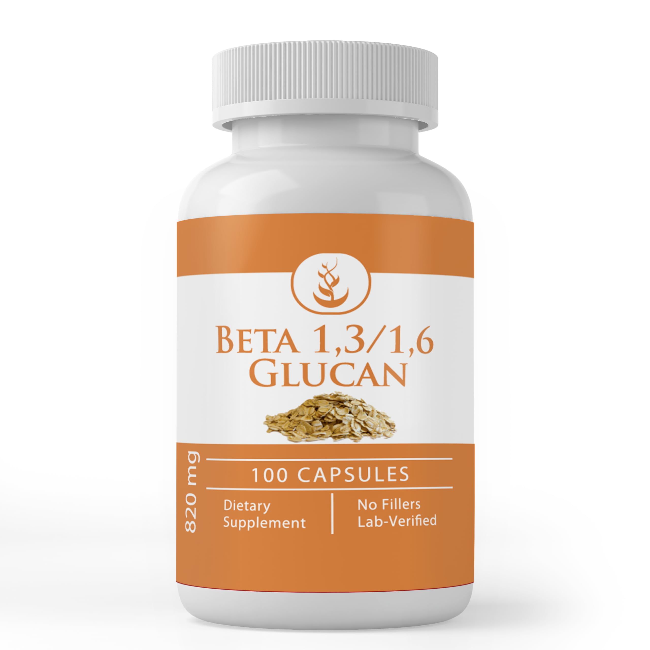 Pure Original Ingredients Beta Glucan 1,3/1,6, (100 Capsules) Always Pure, No Additives Or Fillers, Lab Verified