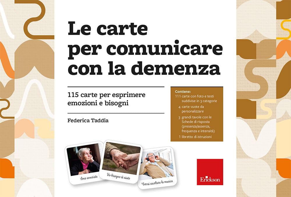 Le carte per comunicare la demenza. 115 carte per esprimere emozioni e bisogni. Con libretto di istruzioni. Con 3 poster con le schede di risposta