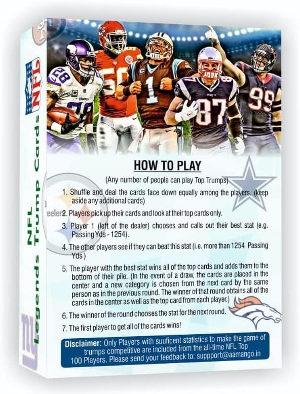 Aamango Trump Cards (NFL Legends Trump Cards)