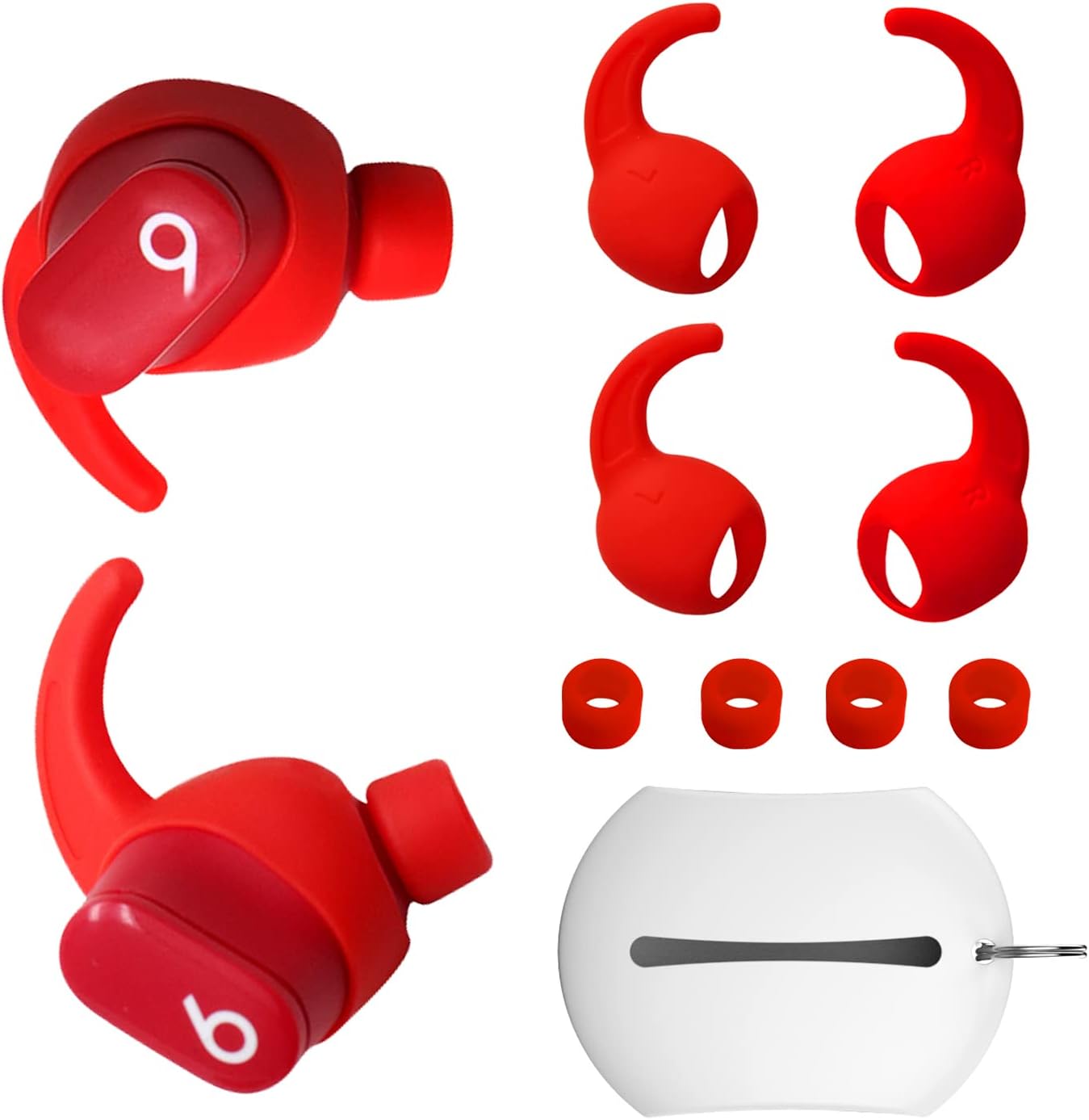 Anti Slip Silicone Ear Hook Tips for Beats Studio Buds