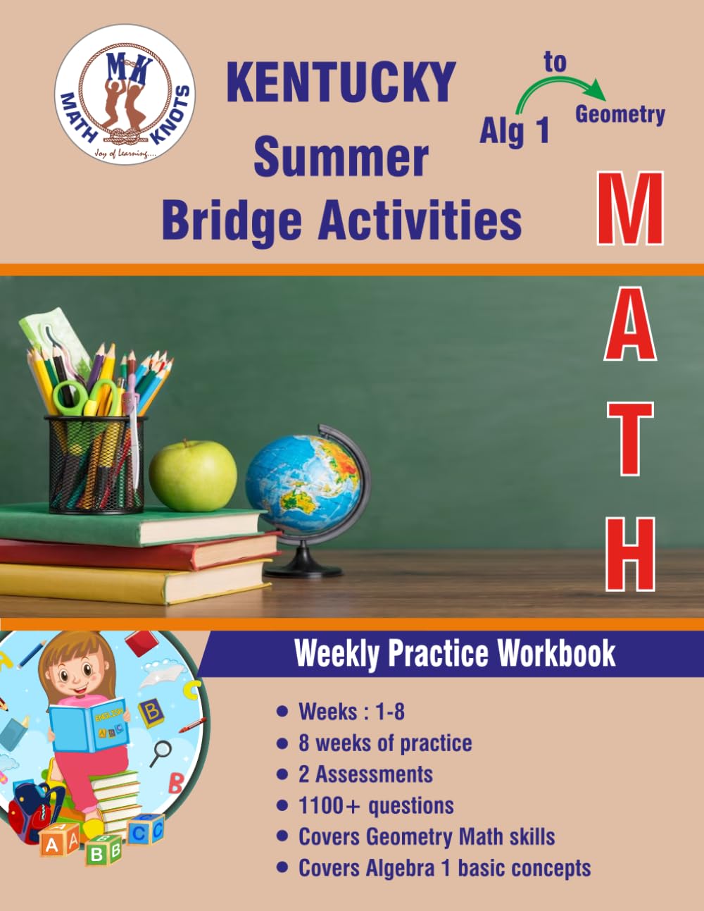 Algebra 1 to Geometry : KENTUCKY Summer Math Bridge Activities