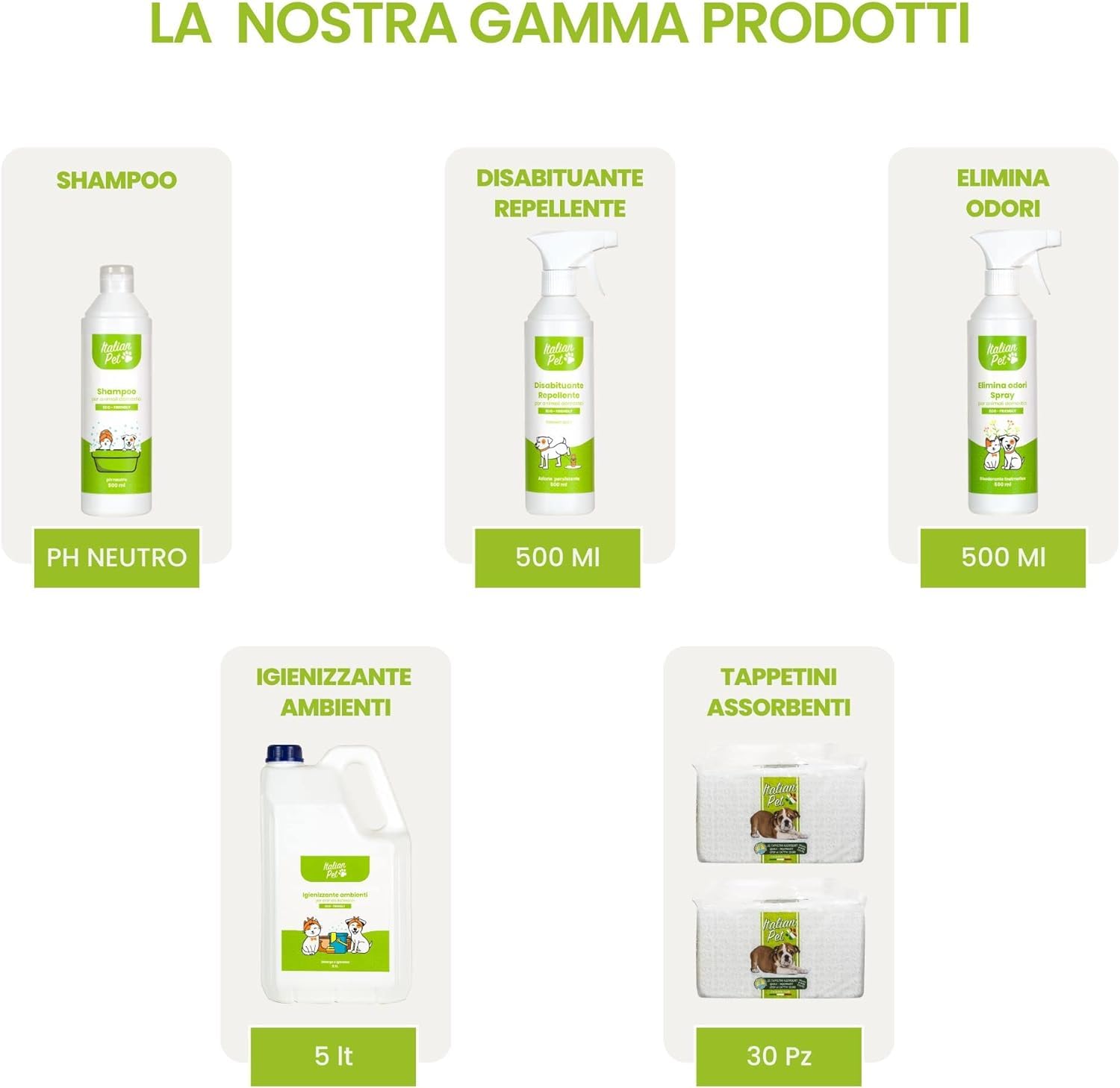 Italian Pet Eco Disabituante per Gatti, Cani, Animali Domestici - Repellente Pipì da Esterno e Interno - Dissuasore Naturale Urine Pronto Uso - Innocuo per Salute - Flacone plastica 100% riciclata