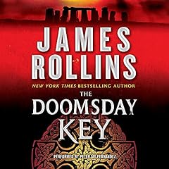 Diseño de la portada del título The Doomsday Key