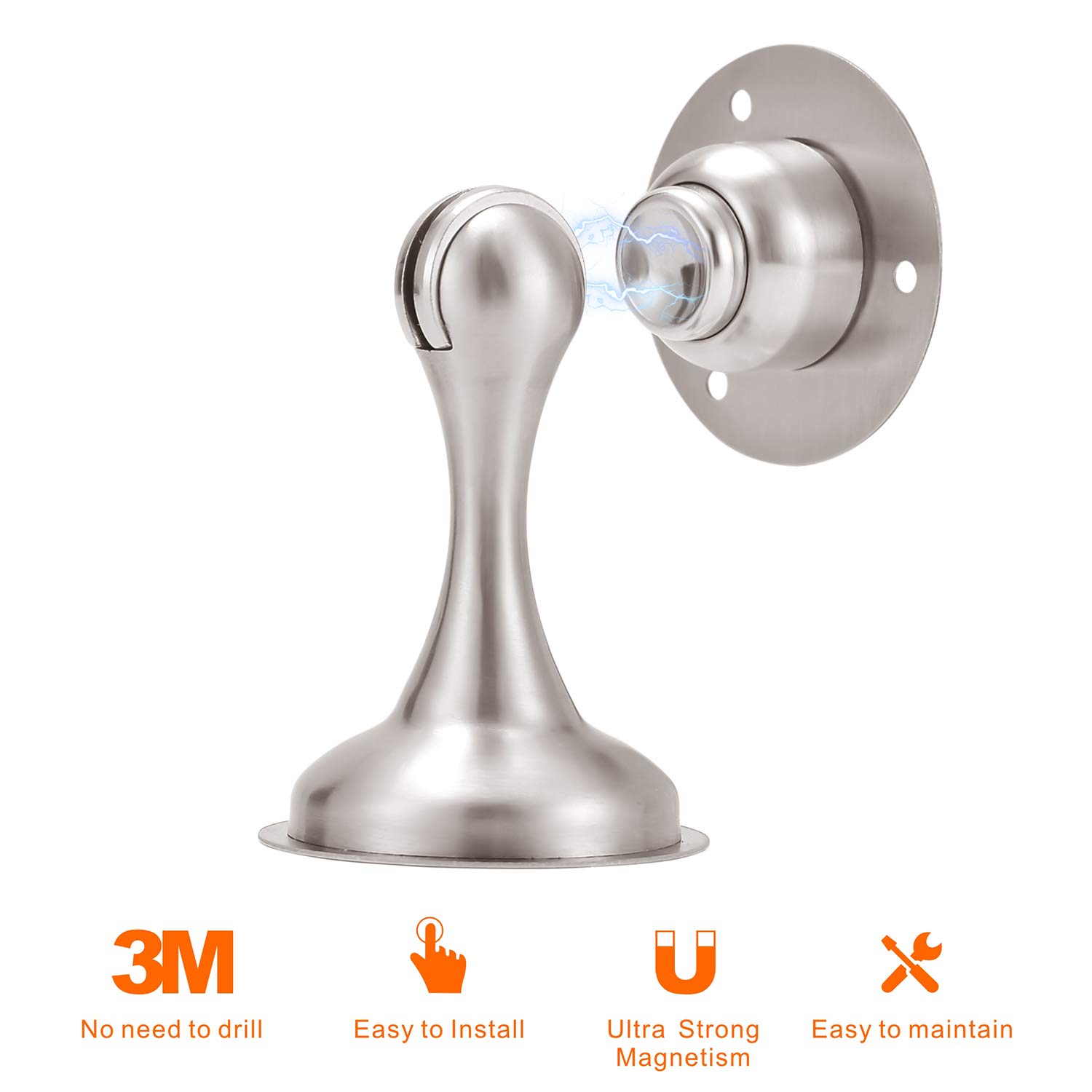 Buy Door Stop Brushed Nickel Door Stopper Door